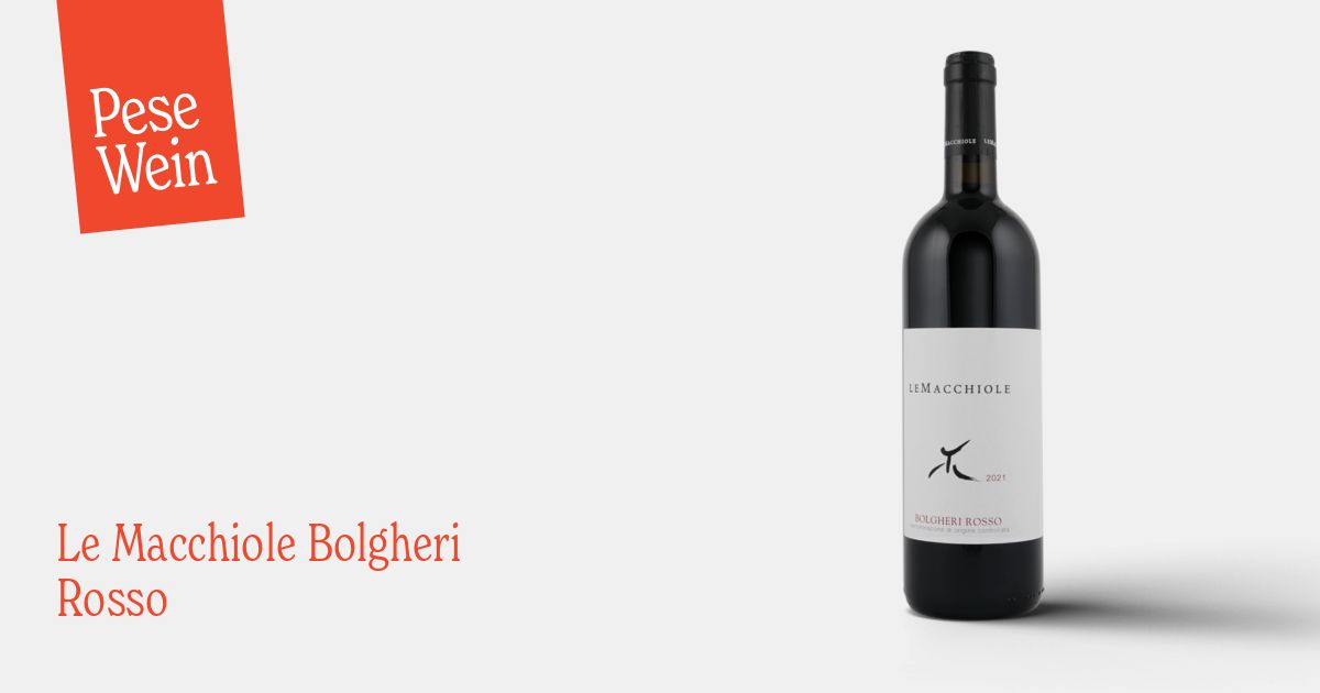 Buy Le Macchiole Bolgheri Rosso 2021