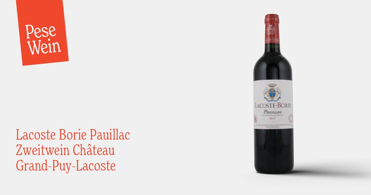 Buy Lacoste Borie Pauillac 2nd wine Château Grand-Puy-Lacoste 2017