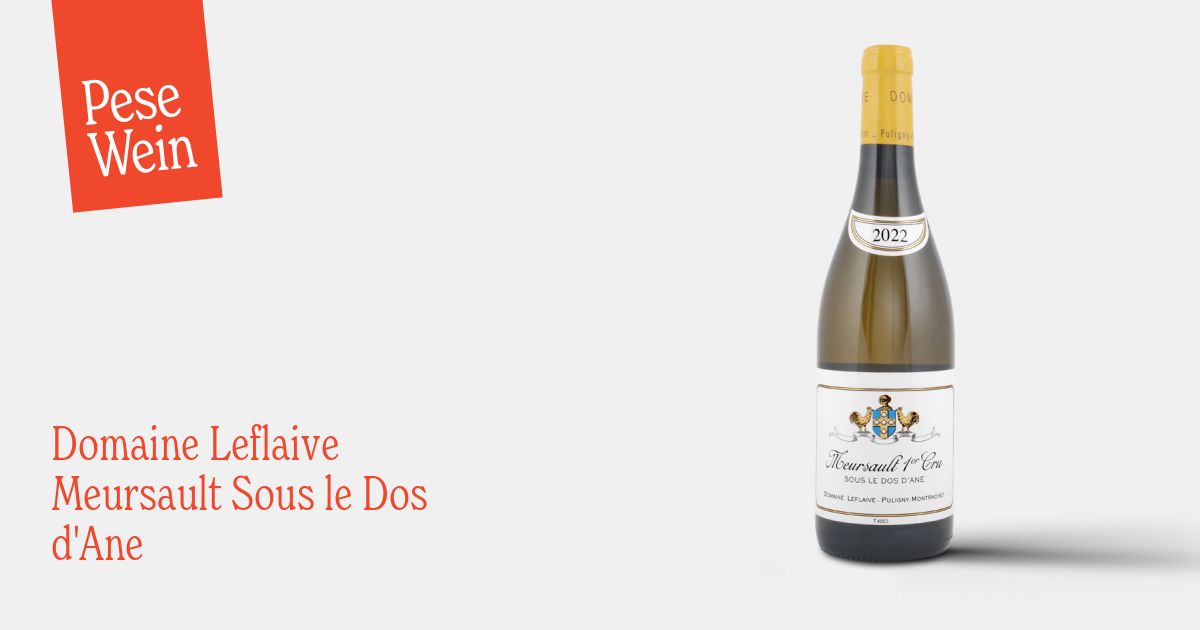 Buy Domaine Leflaive Meursault Sous le Dos d'Ane 2022