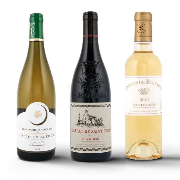 Easter package 2025, French wine selection