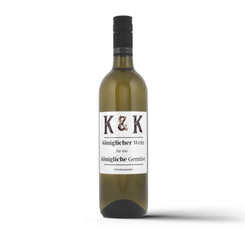PAKET 5 + 1 Weingut Stiegelmar K & K Königlicher Wein für das Königliche Gemüse Weissburgunder 2024