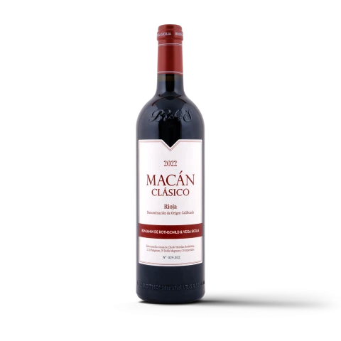 Bodegas Benjamin de Rothschild & Vega Sicilia Macán Clasico Rioja DOCa 2022