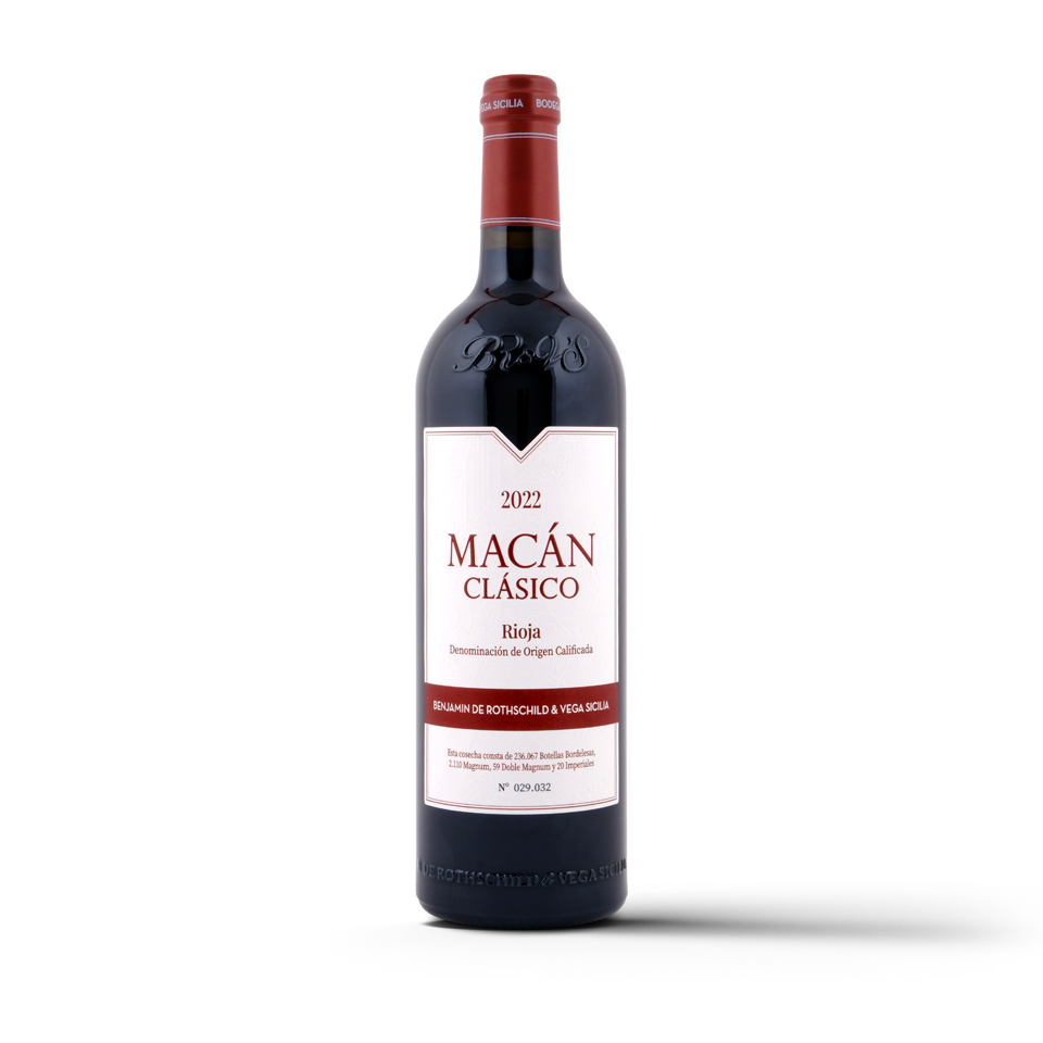 Bodegas Benjamin de Rothschild & Vega Sicilia Macán Clasico Rioja DOCa 2022