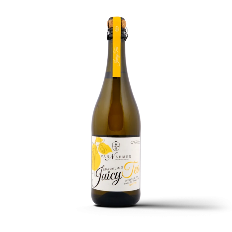 Obstkelterei van Nahmen Juicy Tea Weißer Tee, Tahiti Vanille, Quitte
