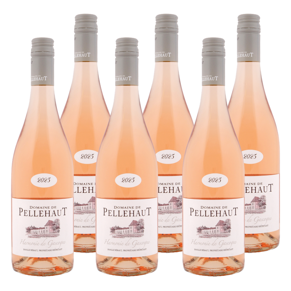 Domaine Pellehaut Harmonie Rosé Côtes de Gascogne Paket (6 Flaschen) 2025
